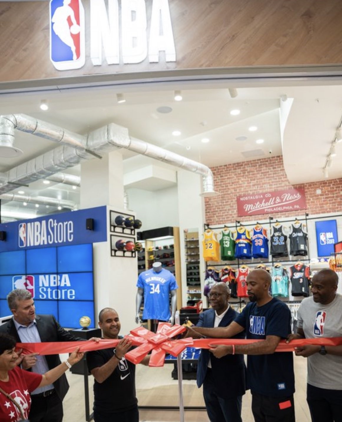 First NBA Store In Africa Opens In Sandton City, Photo Treat For Fans The Bulrushes